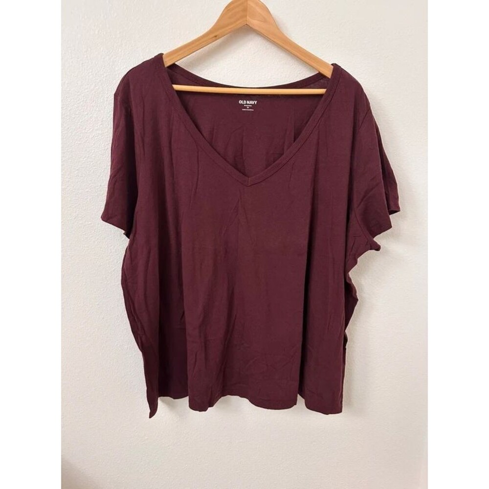 Old Navy 3X Burgundy T-Shirt